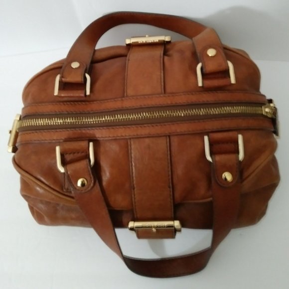 Michael Michael Kors  Brown Leather Purse Satchel Bag RARE - Picture 10 of 16